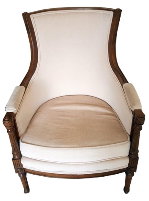 Pair of vintage armchairs with nice intricately carved legs