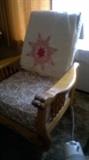 morris chair antique tiger oak
