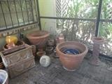 We have a room full of clay pots - all sizes