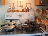 revere frying pans & visions cookware