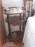 one of a pair end stands