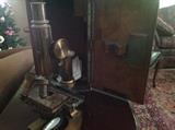 Stunning Antique E. Leitz Wetzlar Microscope in Working Order. Germany, 1922

