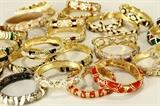 Group of Joan Rivers Collection Bracelets, much jewelry in the auction incl.. pins, rings, bracelets, necklaces, and more