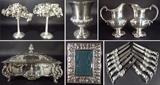 Selection of Fine American, English  Continental Silver from the Estate of Joan Rivers.