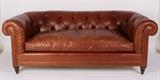 Chesterfield style Leather Sofa
