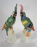 Mottahedeh, Chelsea House & Other Porcelain Bird Parrot Figures
