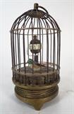 Antique Automaton & Clock with Singing Bird