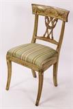 Antique Paint decorated Side Chair