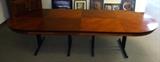 Oval Wood Conference Table, 29.5"T x 120"W x 48"D
