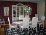 Dining Room Table, Chairs, China Cabinet