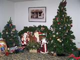 Christmas Tree, Ornaments, Santa Claus Decorations