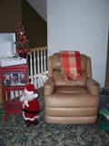 Leather Recliner, Old World Christmas