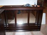 2 piece Back Bar, Top piece with Mirrors