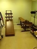 Workout room equipment
