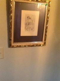 Lithograph of a Renoir