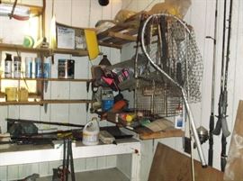 More tools and fishing equipment