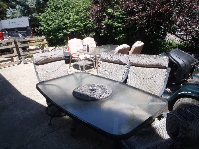 patio tableschairs, craftsman mowers++