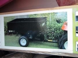 PreciseFit 10 cu.ft. Steel Utility Dump Cart #DC0001-N Black New in Box