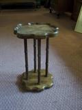 there are several unique all wood vintage & antique end & occasional tables in this sale