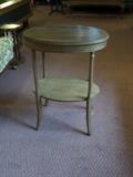 there are several unique all wood vintage & antique end & occasional tables in this sale