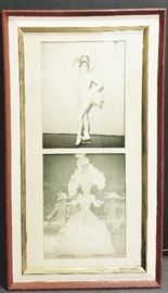  Framed double photos of Pageant beauties