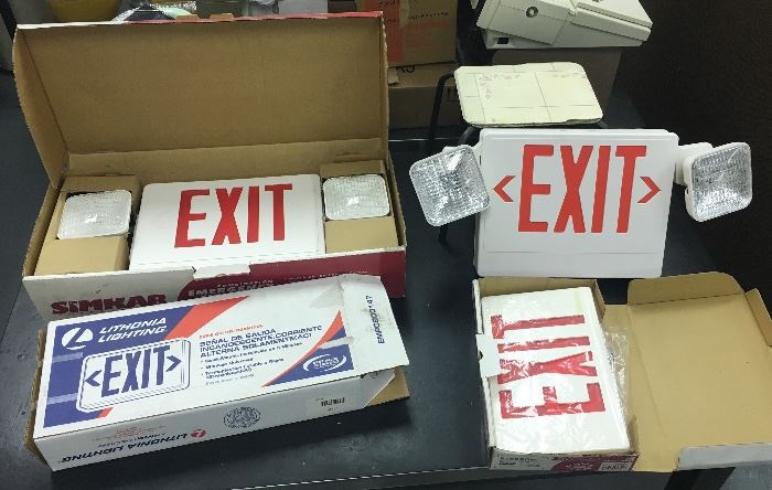 Exit signs 