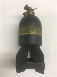 Unusual and Rare WW2 souvenir.
Cluster air bomb (part of a cluster bomb)
Japanese writing on it and Made in Japan.
Safe/Inert
