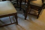 Dining room table and chairs