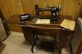 1908 White Family Rotary Treadle Sewing Machine