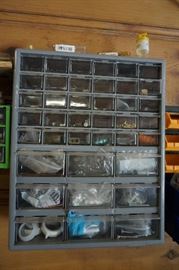 screws, nuts, bolts, nails, misc garage items