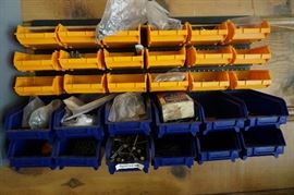 screws, nuts, bolts, nails, misc garage items