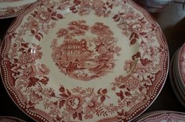 Royal Straffordshire Dinnerware by Clarice Cliff “Tonguin” made in England