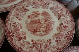 Royal Straffordshire Dinnerware by Clarice Cliff “Tonguin” made in England