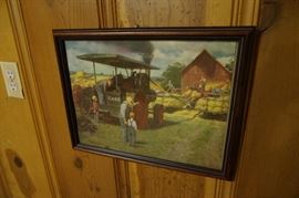 vintage farmer and child picture