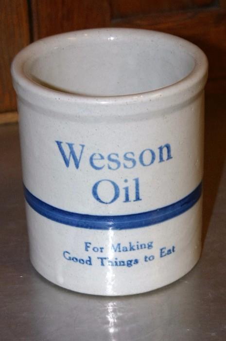 Wesson Oil Crock 