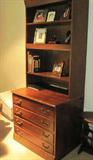 book case and drawers