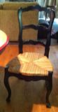 kitchen chair rush seat