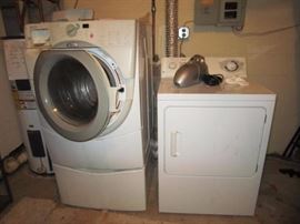 Whirlpool Duet washing machine and GE dryer