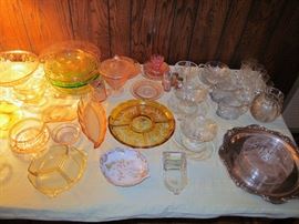 Depression, green, pink, gold, Heisey & more