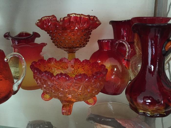 Amber Art Glass