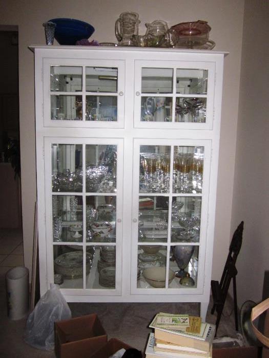 CHINA CABINET FULL OF GOODIES