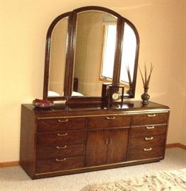 dresser and mirror to complete the 1980's set