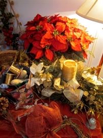 Christmas center pieces and more.