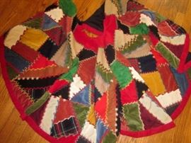Hand made Christmas tree skirt.