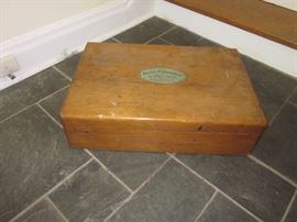 Vintage wood box, Edison Mimeograph, A. B. Dick Company, Chicago