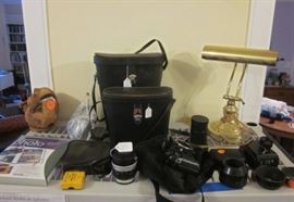 Cameras, binoculars & misc.