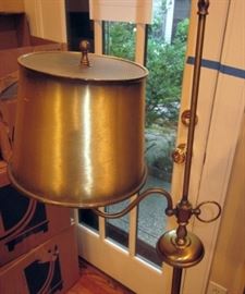 Vintage brass floor lamp