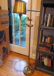 Vintage brass floor lamp