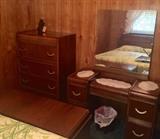 Waterfall Full Size Bedroom Set with Bed, Chest and Vanity