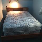 Full Size bed with Serta mattress